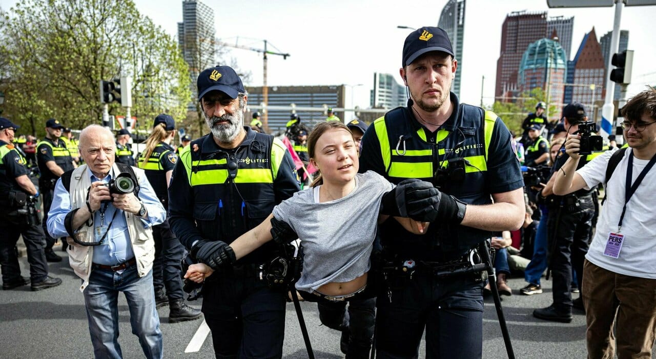 Greta Thunberg Arrested at Pro-Palestine Protest in London